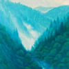 Japanese Valley or Gorge paintings and prints